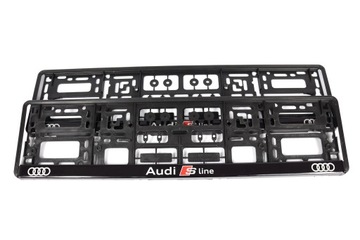 РАМКА НОМЕРНОГО ЗНАКА AUDI SLINE 1 шт.