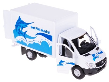 MERCEDES-BENZ SPRINTER CARGO BOX MODEL WELLY 1:34
