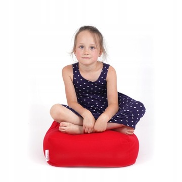 Pufka ŁUSKA GRYKI do Jogi Pufa mini Fotel Bawełna 24h