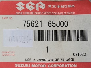 KRYT VRSTVA SUZUKI GRAND VITARA 05-14 ORIGINÁLNÍ 75621-65J00