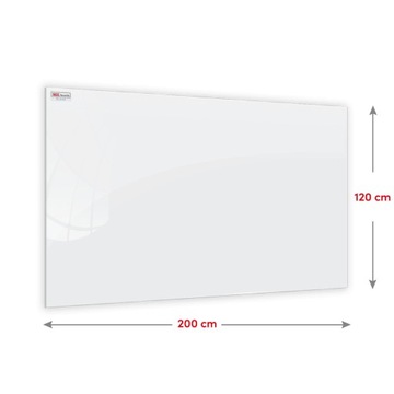 Магнитная стеклянная доска 200х120 SUPER WHITE