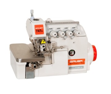 Overlock przemyslowy 5-nitkowy komplet ze stolem servo 757 FH Linia Szycia