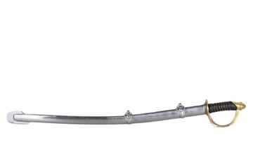 C.S.A FRANCUSKA SZABLA - z POCHWĄ - złoto srebrna 72 cm