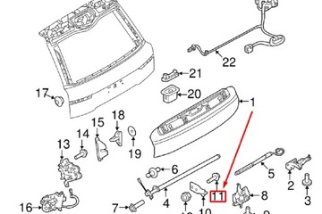 LAND ROVER DEFENDER L316 KRYT PANTY SEDAČKY PRAVÁ ZADNÍ HXT501040PUY