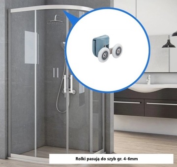 РОЛИК РОЛИК для душевой кабины верхний 23мм