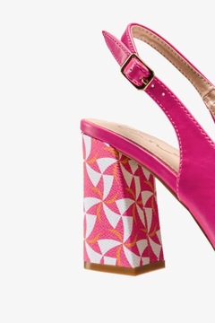 БОСОНОЖКИ ЖЕНСКИЕ НА ДЕКОРАТИВНОМ КАБЛУКЕ, КОЖАНАЯ ЛЕГКАЯ Стелька, размер 40