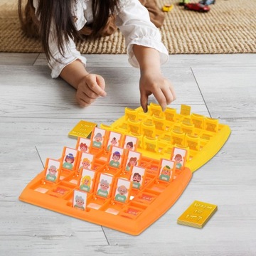 Карты персонажей игры-угадайки, образовательная игрушка, новая игра-головоломка, желтый цвет