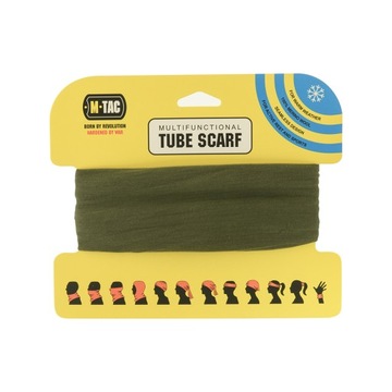 Szalokominiarka Wełna Merino Wool Komin Kominiarka Czapka M-Tac Olive