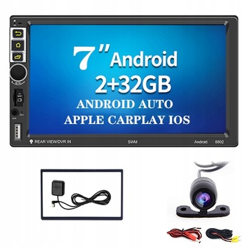 RADIO SAMOCHODOWE 2 DIN ANDROID 11 NAWIGACJA 2GB