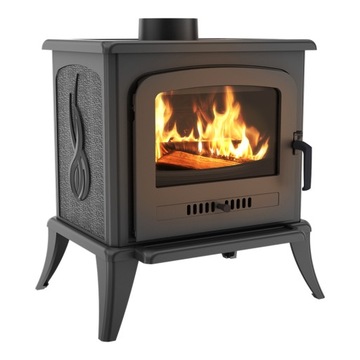KOMINEK KOZA PIEC ŻELIWNY WOLNOSTOJĄCY KRATKI K7 5kW ekoprojekt + GRATIS