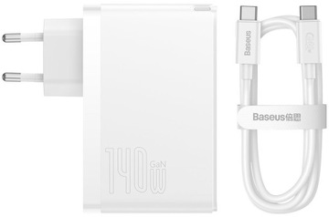 Baseus GaN5 Pro szybka ładowarka USB +2xUSB-C 140W