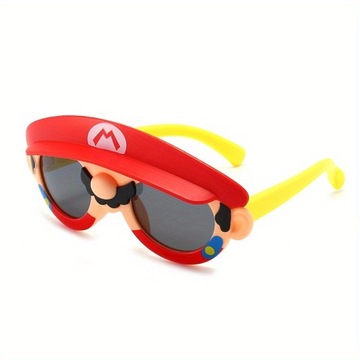 Super Mario Kreskówka okulary słoneczne anty-UV