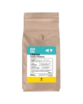 8Grams CREMA 1kg kawa palona ziarnista