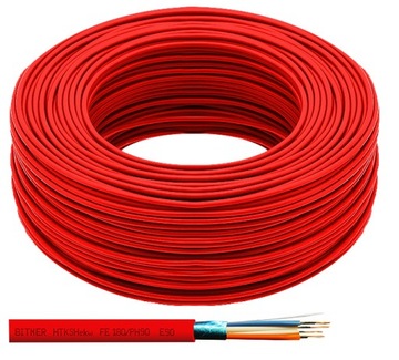 Kabel OGNIOODPORNY przewód INSTALACYJNY przeciwpożarowy HTKSH 2x0,8 za metr