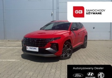 Hyundai Tucson IV SUV 1.6 T-GDI 150KM 2023 Hyundai Tucson 1.6 T-GDi 150KM MT6 N-Line 2WD Salon PL ASO FV23 1.6 150KM