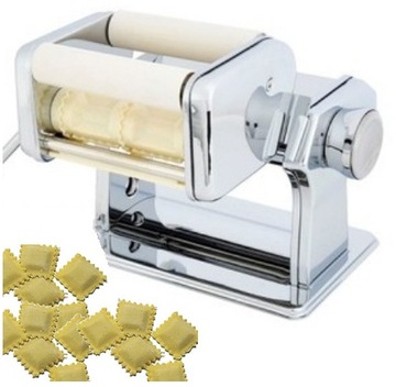 MASZYNKA DO MAKARONU CIASTA PIEROGÓW RAVIOLI LASAGNE WAŁKOWANIA 5W1 RĘCZNA