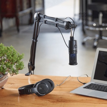 Audio-Technica AT2020USB X USB-конденсаторный микрофон для подкастов + штатив