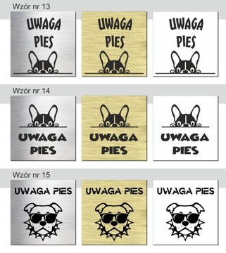 ATTENTION DOG 9 тарелка / гравировка ЧПУ / 20 x 20 см