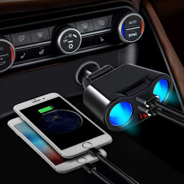 РАСПРЕДЕЛИТЕЛЬ ПРИЖИГАЛА, ЗАРЯДНОЕ УСТРОЙСТВО 2, USB, ВОЛЬТМЕТР