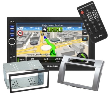 NAWIGACJA GPS RADIO 2 DIN TOYOTA COROLLA VERSO + MAPA