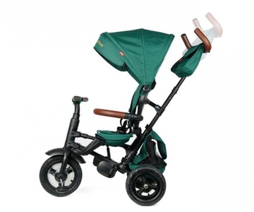 Трехколесный велосипед Qplay Rito Deluxe, зеленый резиновый