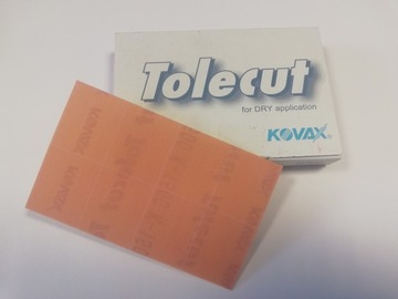 KOVAX TOLECUT PAPIER ŚCIERNY ORANGE P1200 25 SZTUK