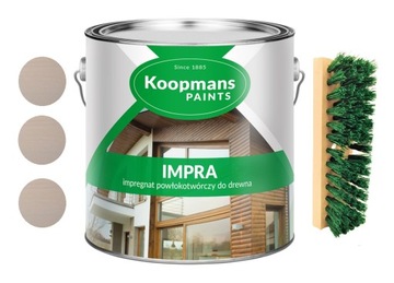 Impregnat do drewna Impra Koopmans 020 Szary Sardyński 2,5 L