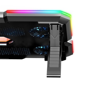 ОХЛАЖДАЮЩАЯ ПОДСТАВКА ДЛЯ НОУТБУКА 12–17 ФУТОВ, 10 вентиляторов