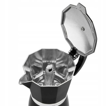 Черная кофеварка FLORINA 6 TZ