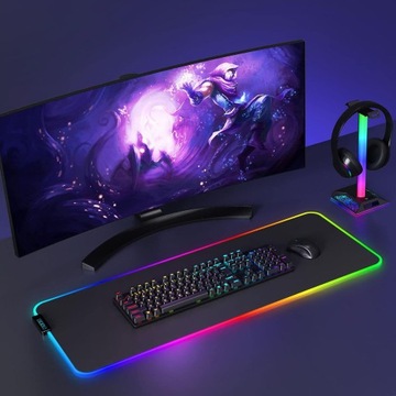 ПОДСТАВКА ДЛЯ ИГРОВЫХ НАУШНИКОВ С USB-СВЕТОДИОДОМ RGB