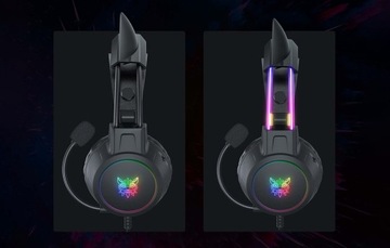 ПРОВОДНЫЕ НАКЛАДНЫЕ ИГРОВЫЕ НАУШНИКИ ONIKUMA X15 PRO С УШАМИ 2М