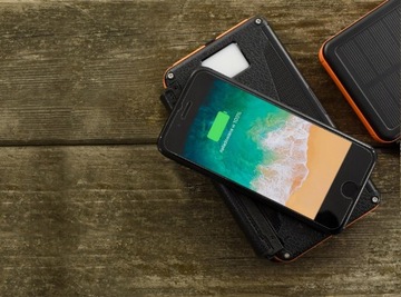 ИНДУКЦИОННОЕ ЗАРЯДНОЕ УСТРОЙСТВО POWERBANK С СОЛНЕЧНОЙ ПАНЕЛИ