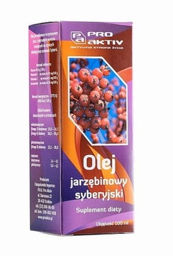 Olej Jarzębinowy Syberyjski (100 ml) - PRO AKTIV