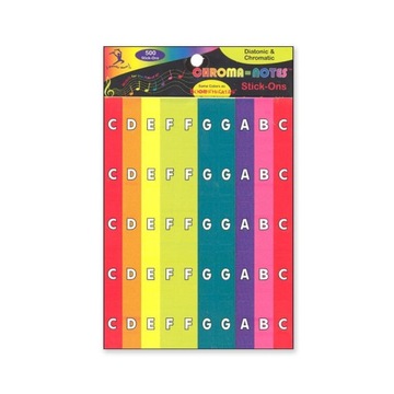 Naklejki w kolorach Chroma Notes - Bum Bum Rurki