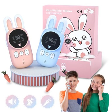 WALKIE TALKIE DLA DZIECI KRÓTKOFALÓWKA ZESTAW 2SZT