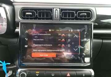 Citroen C3 III Hatchback Facelifting 1.2 PureTech 83KM 2021 Citroen C3 Citroen C3 Zadbany Czerwony Czarny AndroidAuto Klima, zdjęcie 14