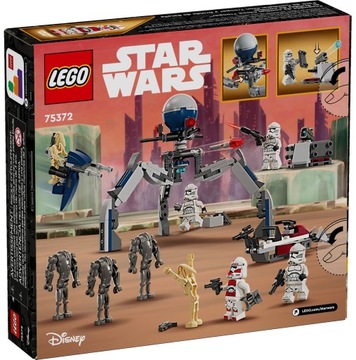 LEGO Star Wars 75372 Боевой набор клонов и боевых дроидов в подарок