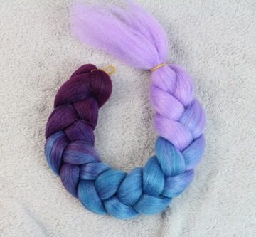 СИНТЕТИЧЕСКИЕ волосы для косичек ЦВЕТНЫЕ косички НАРАЩИВАНИЕ ВОЛОС ОМБРЕ