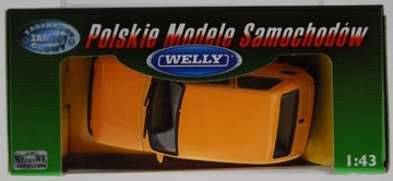 WELLY FIAT 126p MALUCH YELLOW 1:43 LEGENDS OF PRL НОВАЯ МЕТАЛЛ МОДЕЛЬ
