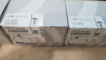 Колодки задние 330мм BMW 5 F10 F11 X3 F25 X4 F26 OEM