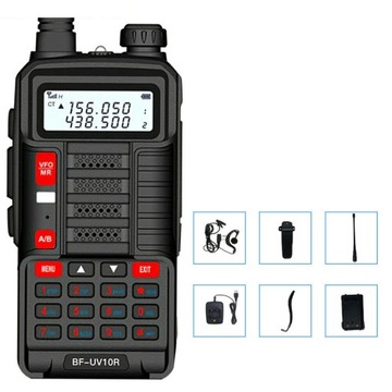 BAOFENG UV10R КОРОТКОВОЛНОВЫЕ 3-5 км 10 Вт 4800 мАч 2022 г.
