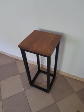 Stolik ,Półka ,Taboret stare drewno 30x30cm wys 70