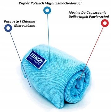 Микрофибра для полировки и чистки автомобилей 40x40 TENZI