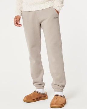 spodnie dresowe Hollister L Abercrombie relaxed jogger