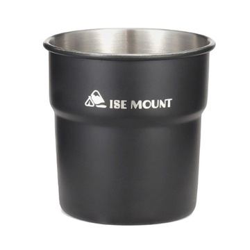 Czarny 300 ml Outdoor Camping Cup Przenośny kubek