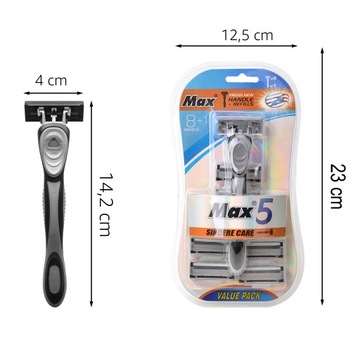 НАБОР ДЛЯ БРИТЬЯ RAZER + 8 КАРТРИДЖЕЙ XXXL