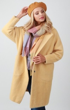 Большой мягкий шарф с бахромой цвета KRATE WZ6.