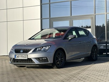 Seat Leon III Hatchback Facelifting 1.4 TSI 125KM 2018 Seat Leon Salon PL! LED, Klima, Grzane fotele, Tem, zdjęcie 2