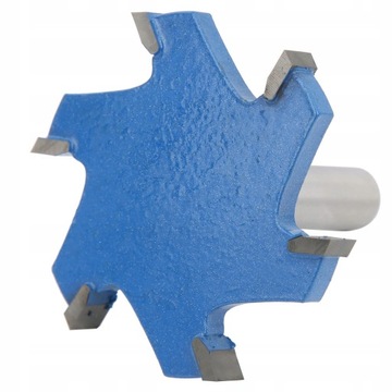 Деревообрабатывающий фрезерный станок с хвостовиком 12 мм, 6 зубьев T-образной формы