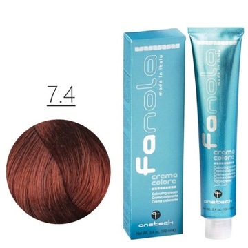 Fanola Crema Farba 100ml kolor 7.4